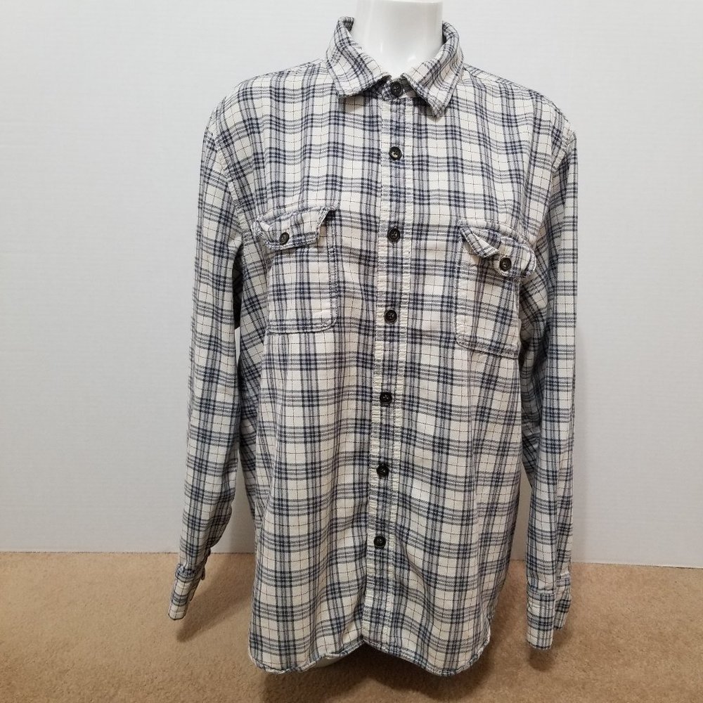 Aeropostale shirt XL long sleeve plaid button up down collared 100% cotton